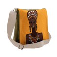 thumbnail image 1 of African Messenger Bag, Long Neck Folk, Unisex Cross-body, by Ambesonne, 1 of 2