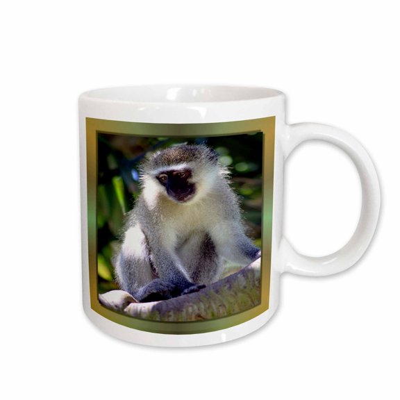 3drose, African Monkey, 11oz Mug