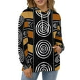 thumbnail image 1 of African Mud Cloth Artistry Art Oversized Hoodies For Woman Pullover With Pocket Comfortable Fation Pullover Hoodie S-5XL, 1 of 4