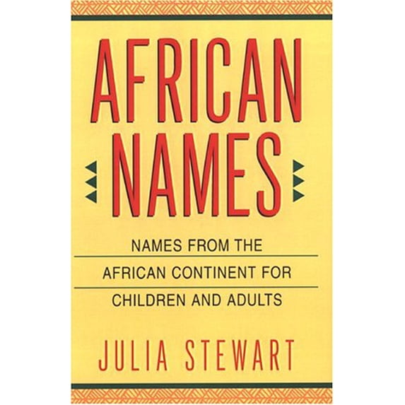 Pre-Owned African Names (Paperback) 0806513861 9780806513867