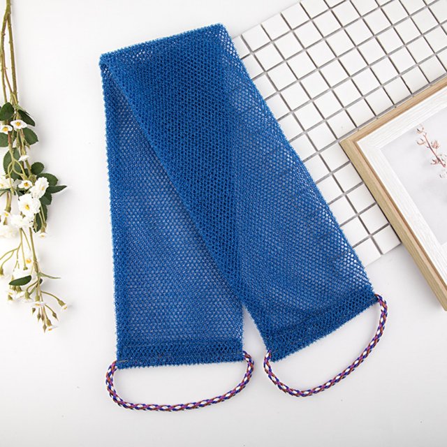 African Net Long Bathing Sponge, Trianu Net Exfoliating Back Scrubber