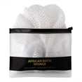 thumbnail image 1 of African Net Sponge Authentic - Exfoliating Net Sponge Real African Exfoliating Sponge with Knots - African Net Washcloths for Body Scrubber Exfoliator - Back Scrub for Shower, 32 Inch, White, 1 of 7