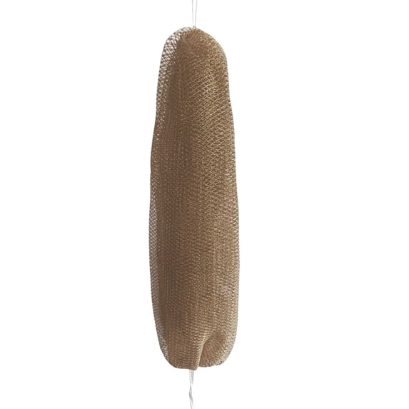 African Net Sponge Exfoliating Body Scrub, Extra Long Shower Washcloth with Hanging Cord, Gentle Skin Exfoliation Mesh Towel for Women Men, Quick-Drying Bath Loofah for Daily Cleansing 31.5Inch