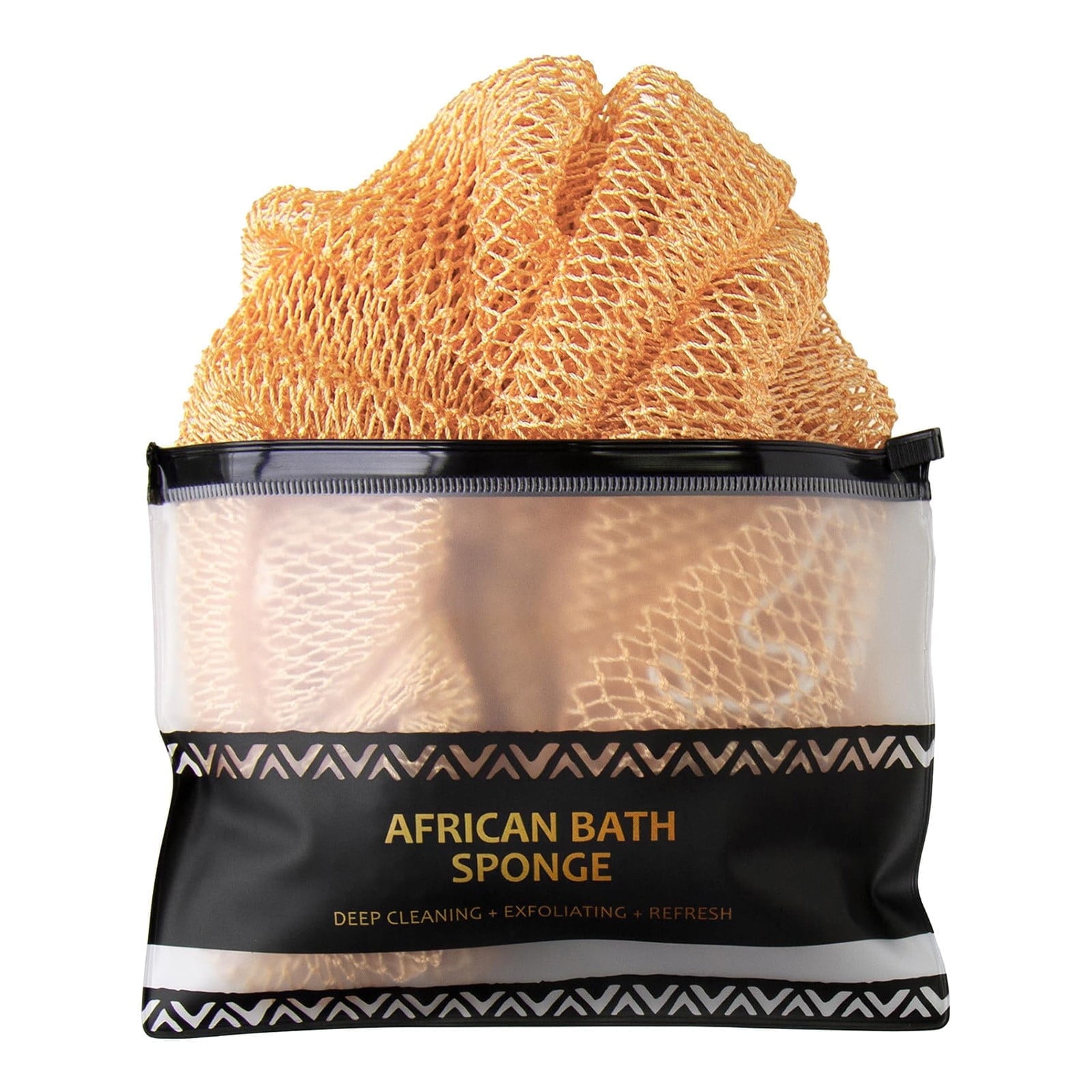 African Net Sponge Real African Exfoliating Body Scrubber Sponge With ...