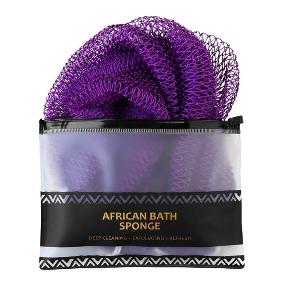 African Net Sponge Real African Exfoliating Body Scrubber Sponge With Knots African Net Shower Washcloths For Exfoliator Body Bathing Accessories