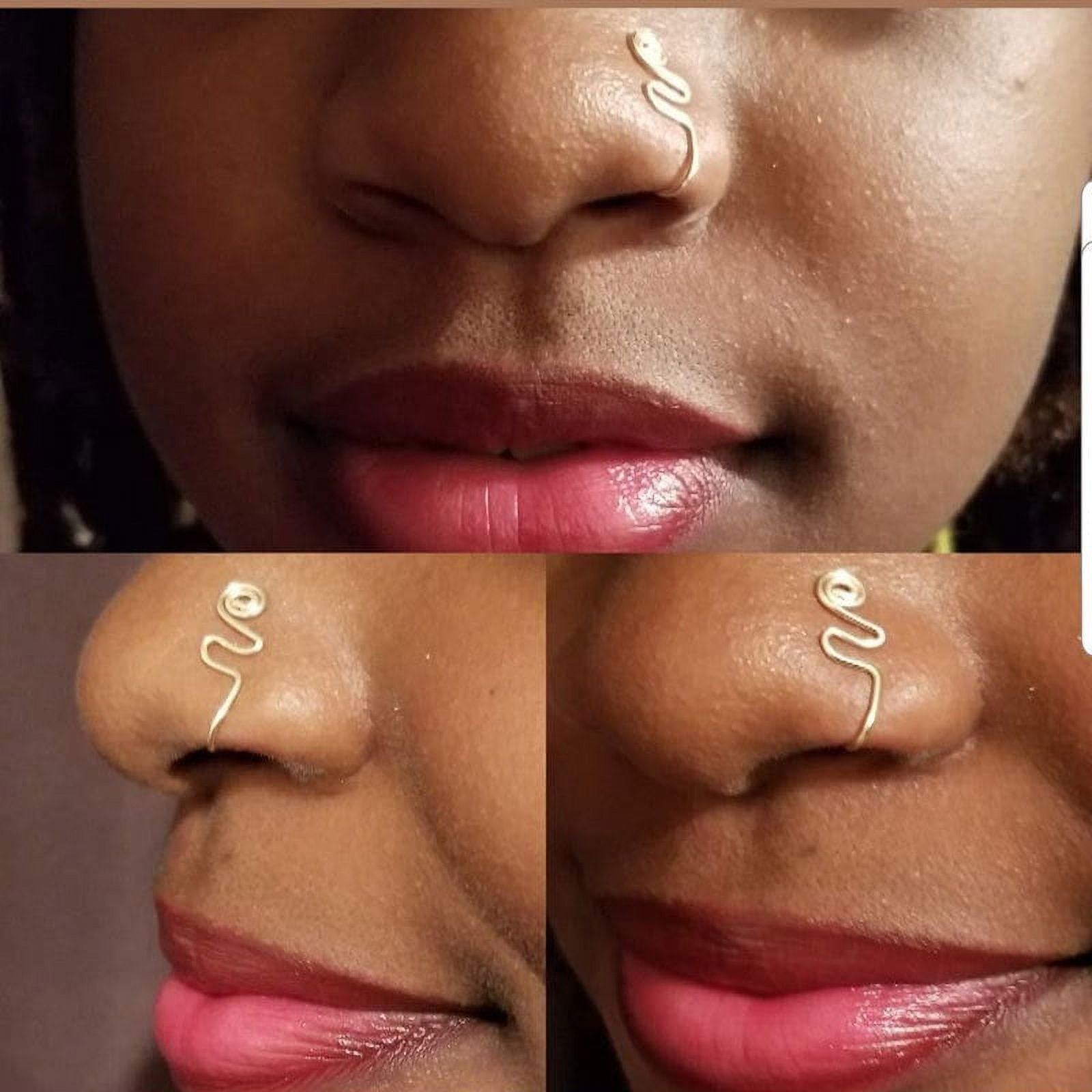 African Nose Cuff Fake Nose Hoop Ring Design Durable And Long