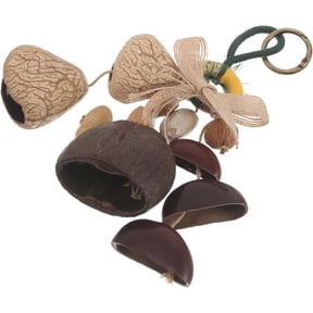 African Nut Shell Rattle Handmade Natural Shell Hand Percussion for Sound Play Sound Bath Use Rhythmic Movement Sessions Nature-inspired Classrooms