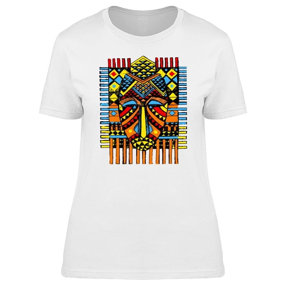 African Ornament Mask T-Shirt Men -Image by Shutterstock, Male XX-Large