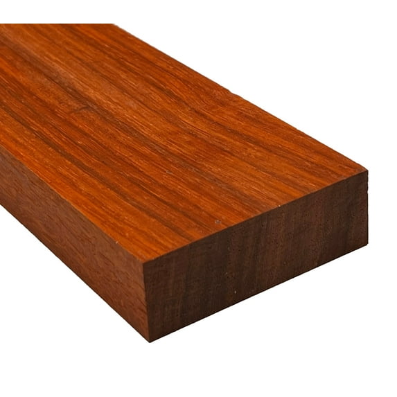 African Padauk Electric/Bass Guitar Neck Blanks - 24" x 3" x 1" - Perfect Foundation for Creating Your Ideal Instrument