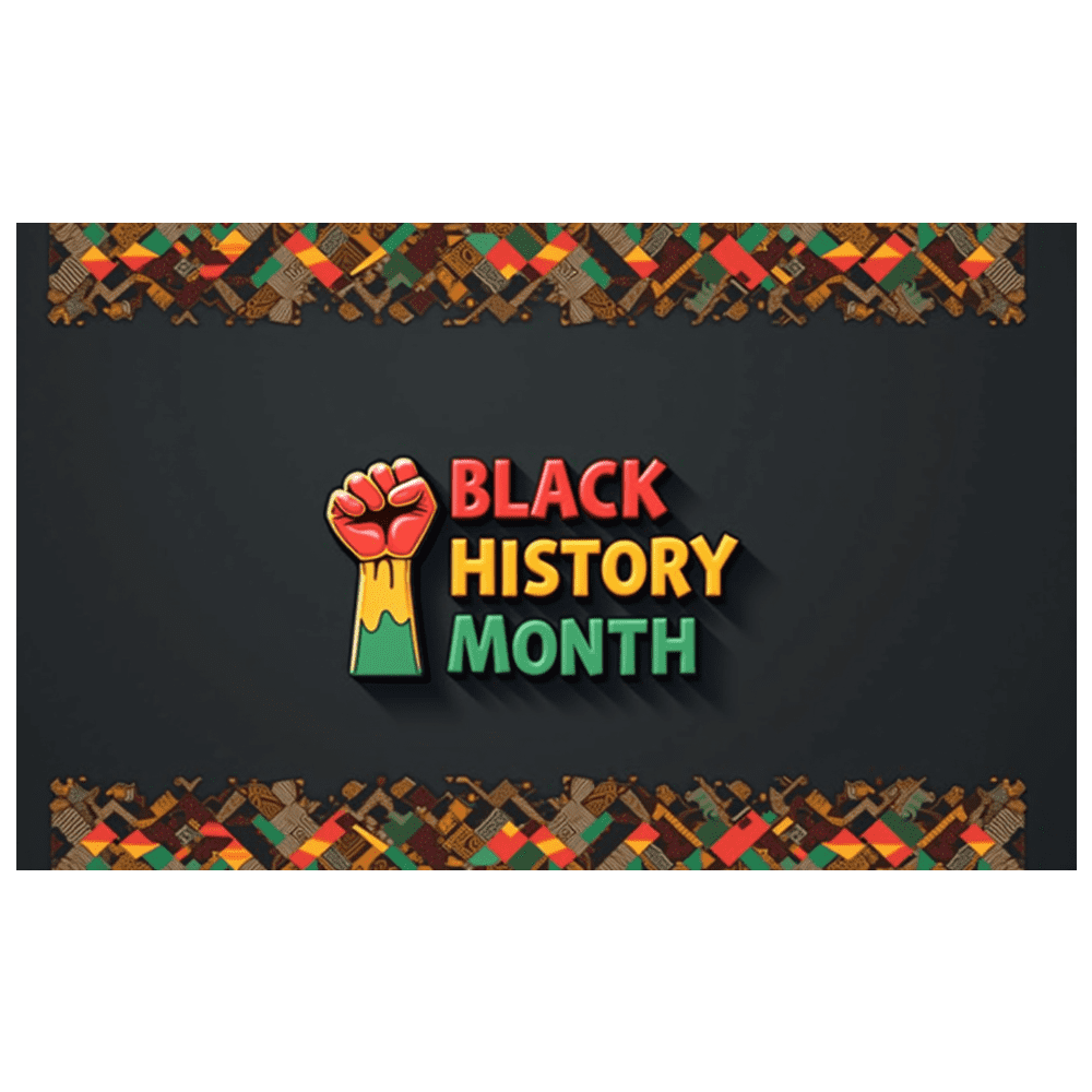 African Pattern Black History Month Banner Cultural Design Afrocentric ...