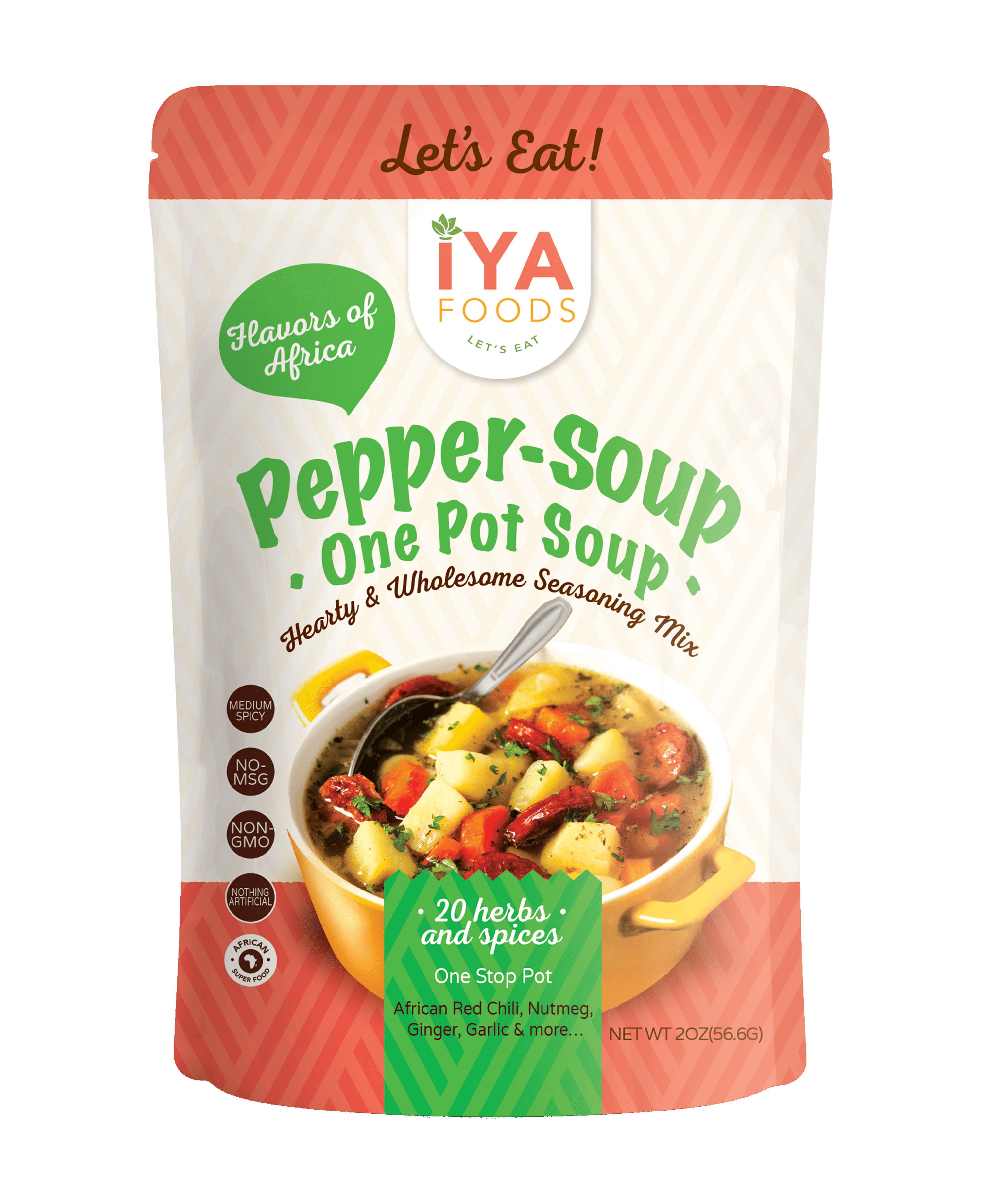 USimplySeason Pepper Soup Spice (4.8 oz) - African-Inspired Seasoning Blend  - Vegan, Non-GMO, All-Natural - Ideal for Soups, Stews, Made in USA
