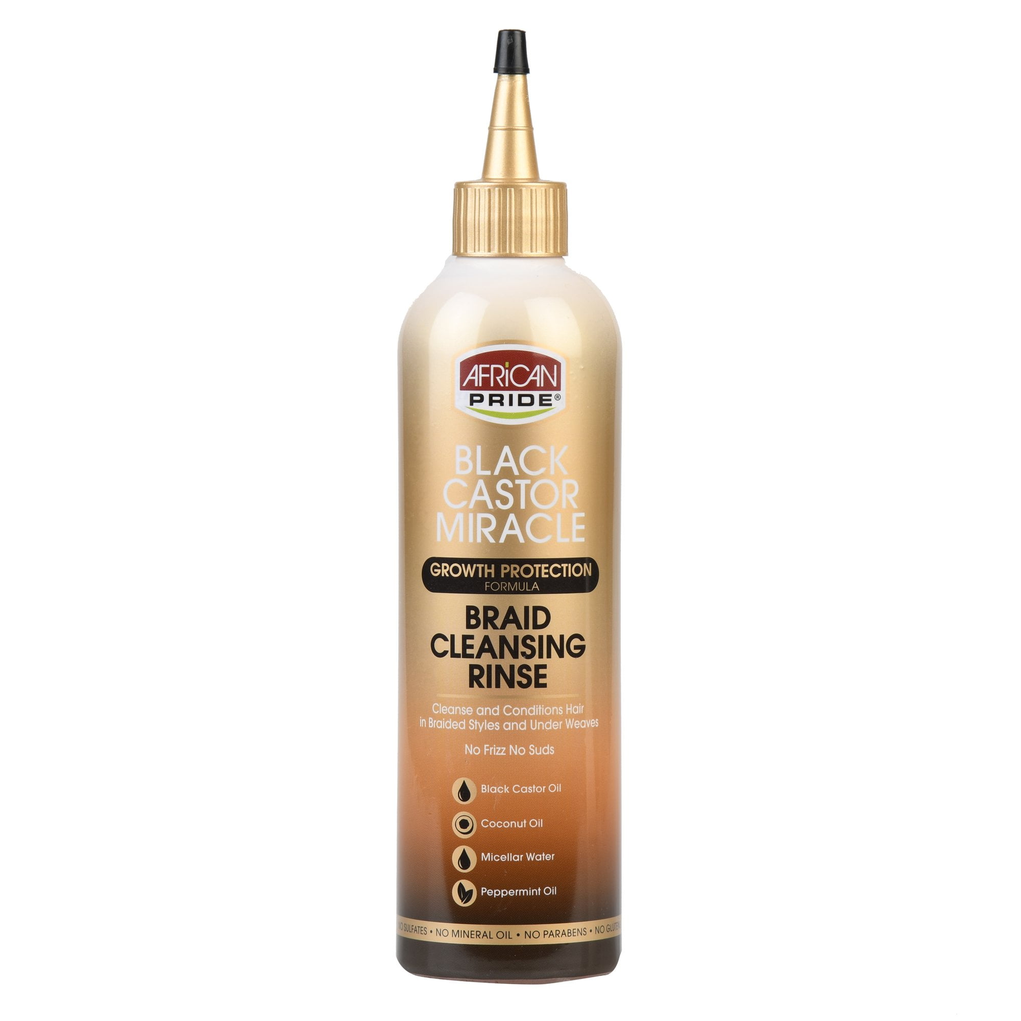 AFRICAN PRIDE Black Castor Miracle Braid & Scalp Cleansing Rinse (12oz) AFRICAN PRIDE Black Castor Miracle Braid & Scalp Cleansing Rinse (12oz)