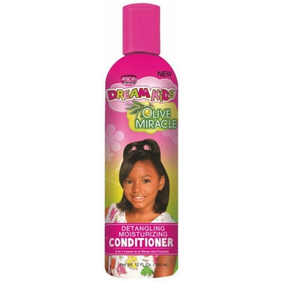 African Pride Dream Kids Olive Miracle Detangling Moisturizing Hair Conditioner 12 Oz.