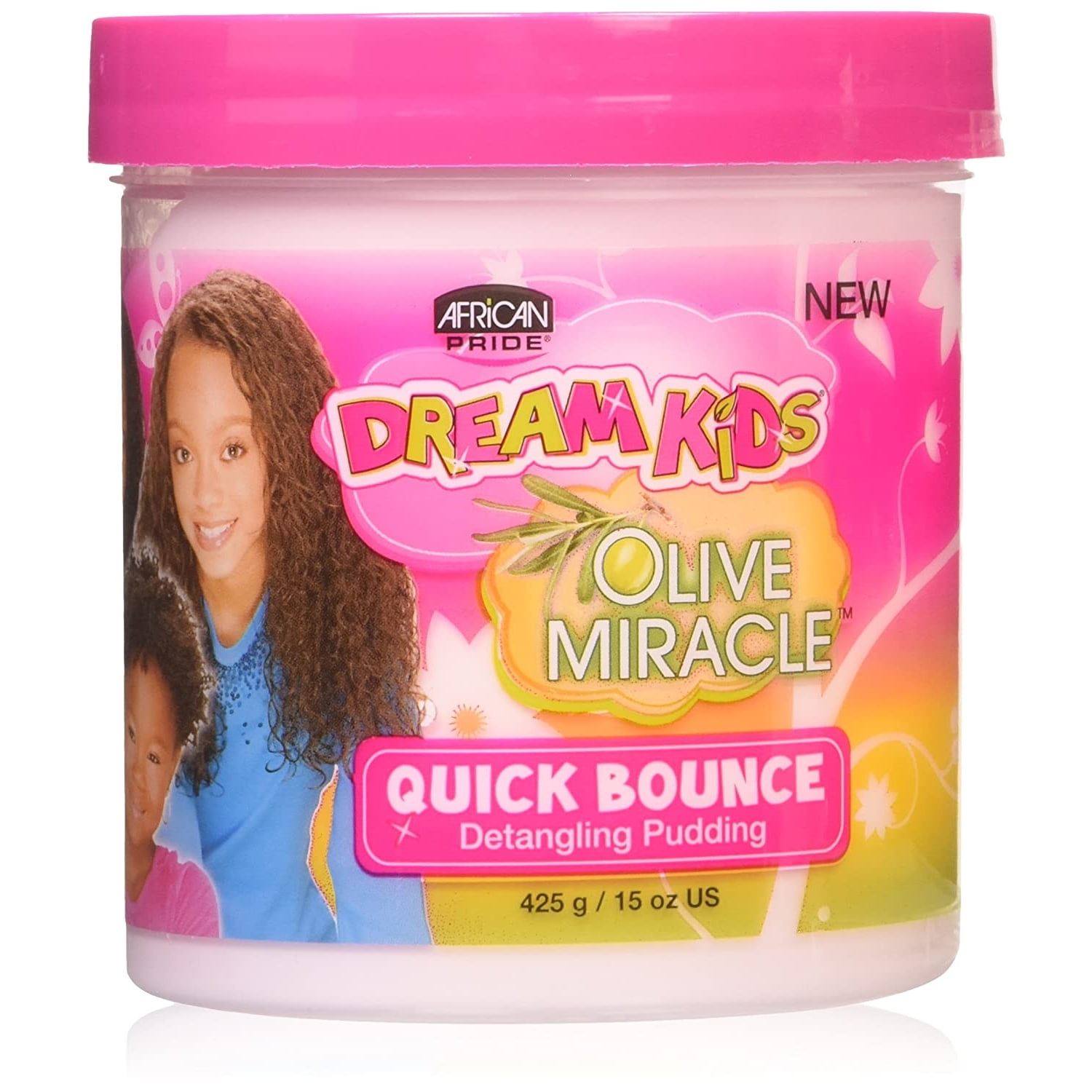 African Pride Dream Kids Olive Miracle Quick Bounce Detangling Hair