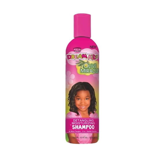 African Pride Dream Kids Olive Miracle Detangling Moisturizing Shampoo (12oz) Hair Care