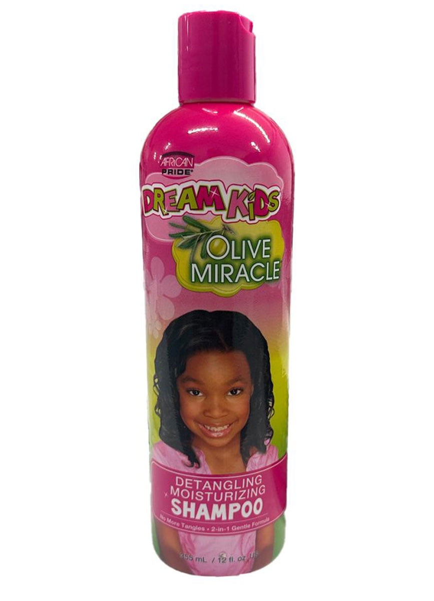 African Pride Dream Kids Olive Miracle Detangling Moisturizing Shampoo (12oz) Hair Care
