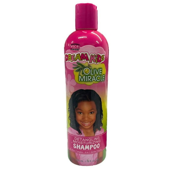 African Pride Dream Kids Olive Miracle Detangling Moisturizing Shampoo (12oz) Hair Care