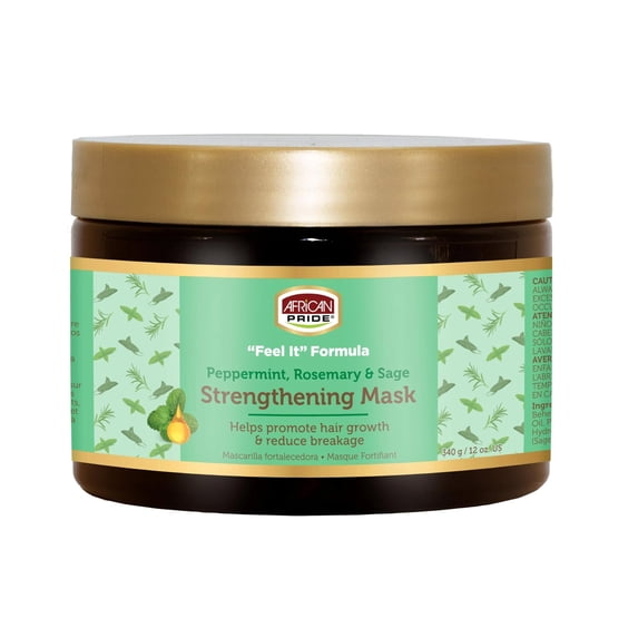 African Pride Feel It Formula Strengthening Hair Mask, Rosemary Sage, 12 Oz, Pack of 3