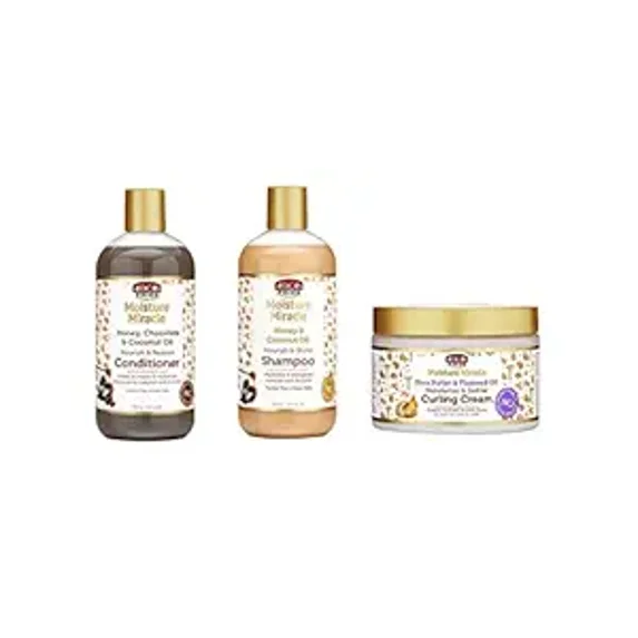 African Pride Moisture Miracle Combo (COND&SH&CREME)