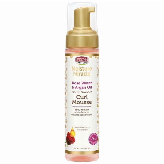 African Pride Moisture Miracle Curl Mousse 8.5 oz Pack of 2