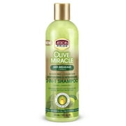 African Pride Olive Miracle Detangling Moisturizing Anti-Breakage Formula 2-in-1,12 fl oz, Damaged Hair