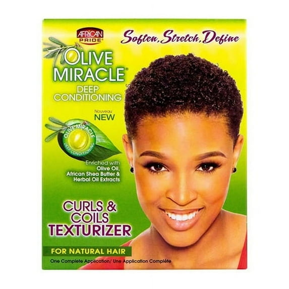 African Pride Olive Miracle Curls And Coils Texturizer, 1 Ea, 6 Pack