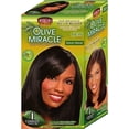 thumbnail image 1 of African Pride Olive Miracle Deep Conditioning No-Lye Relaxer - Regular Kit 1 ea (Pack of 4), 1 of 1