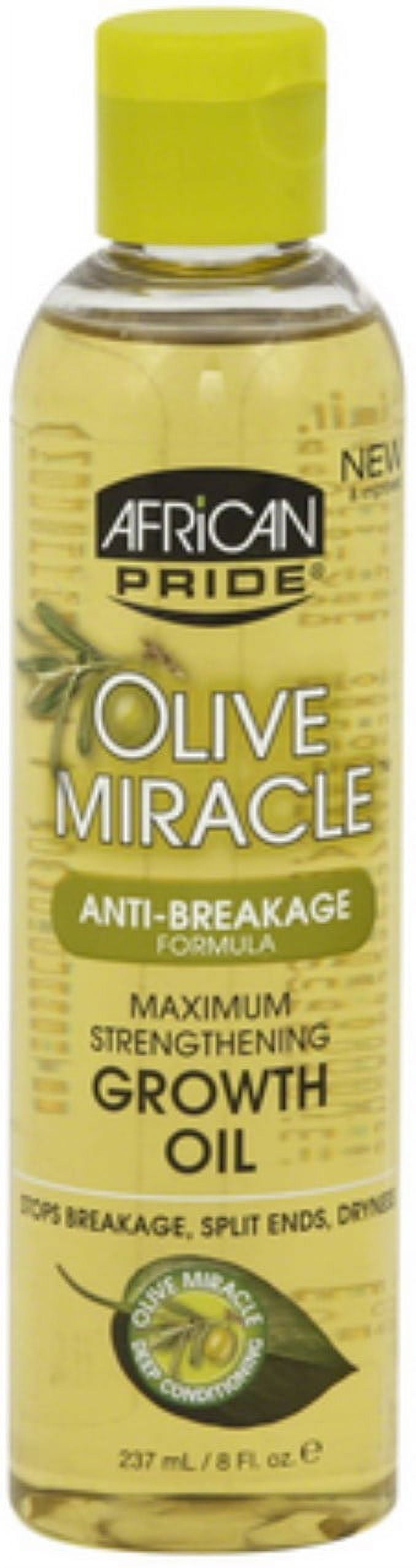 African Pride Olive Miracle Growth Oil, 8 oz (Pack of 4)