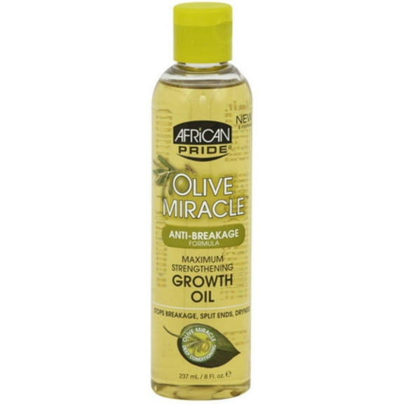 African Pride Olive Miracle Growth Oil, 8 oz (Pack of 4)