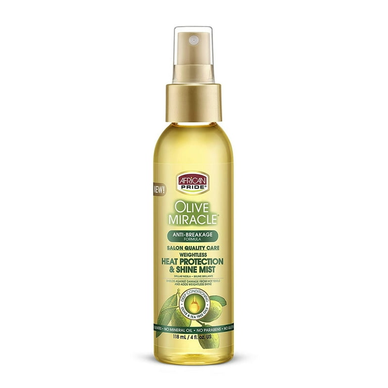 AFRICAN PRIDE Olive Miracle Heat Protection & Shine Mist (4oz) AFRICAN PRIDE Olive Miracle Heat Protection & Shine Mist (4oz)