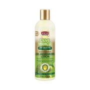 African Pride Olive Miracle Moisturizer Lotion, 12 Oz, Pack of 2
