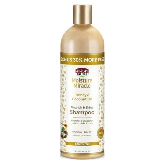 African Pride Shampoo Honey & Coconut Oil 16oz (Pack of 3)