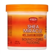 African Pride Shea Miracle Moisture Intense Bouncy Curls Pudding 15 oz Pack of 6