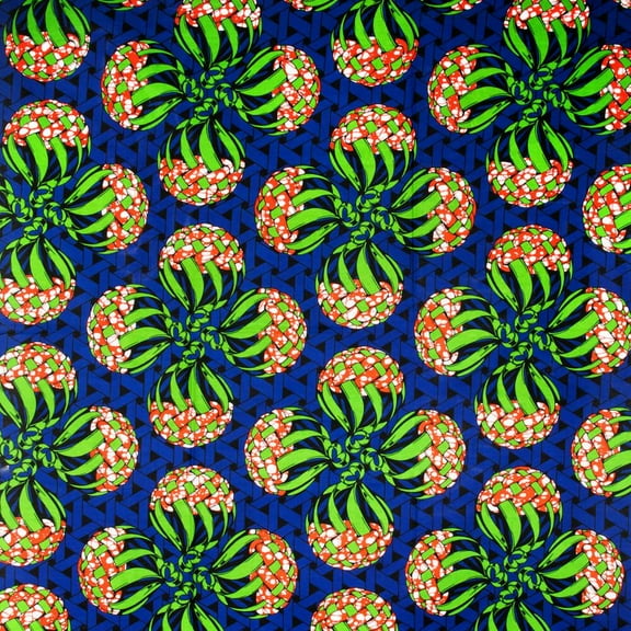 African Print (90317-17) Multi Color African Print 100% Cotton 44/45" Wide Sold by The Yard