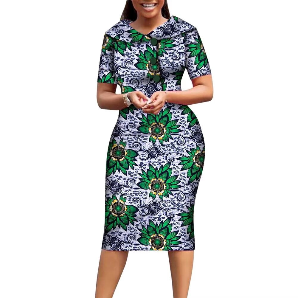 dashiki dresses for women African Clothing White Dress Succunct African Tr itional Print V Neck Dashiki Dress Women SM6 giving value for money African Print Dresses Modern Dashiki