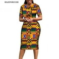 thumbnail image 1 of African Print Dresses for Women Short Sleeve Dashiki Traditional Clothing WY6482, 1 of 5