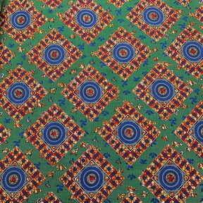 African Print Fabric Cotton Ankara 44 Inches Sold By The Yard (90124-2)