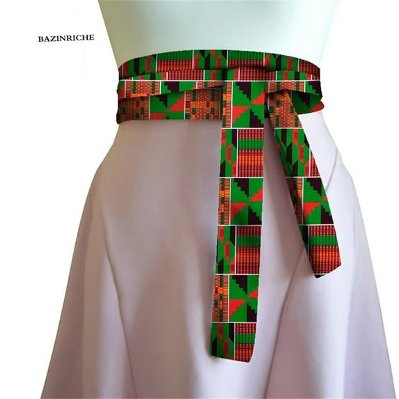 African Print Obi Ankara Belt for Women Dress Belt Gift Handmade Statement Belt Accessory WYX30