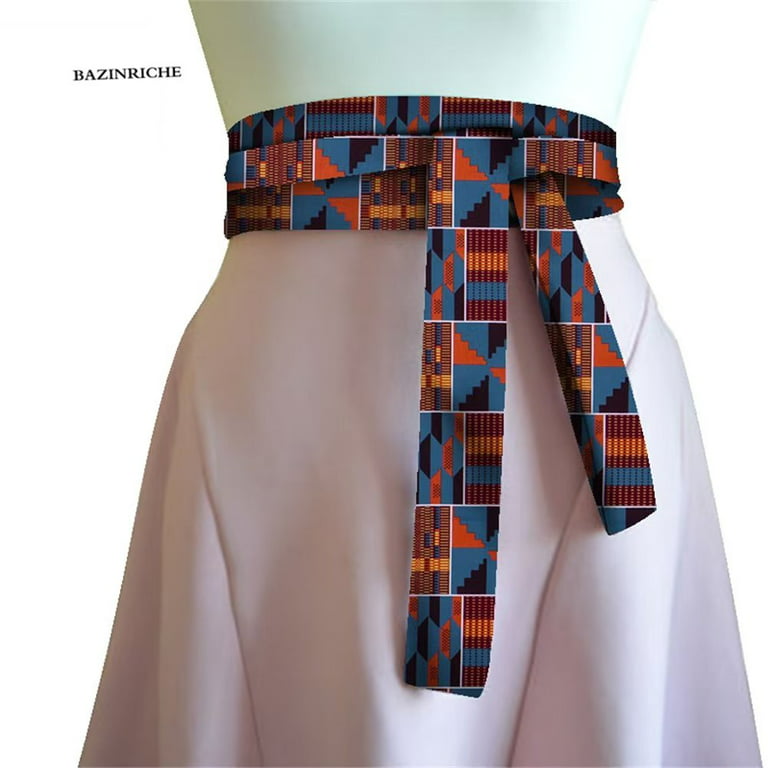 African Print Obi Ankara Belt for Women Dress Belt Gift Handmade Statement  Belt Accessory WYX30