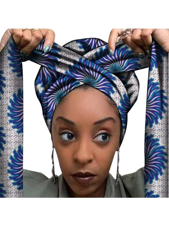 African Print Satin Bonnet With Long Ribbon Wrap Double Layer Head Wrap Ankara Pattern Women Hair Cover Large Size Hair Wrap Cap