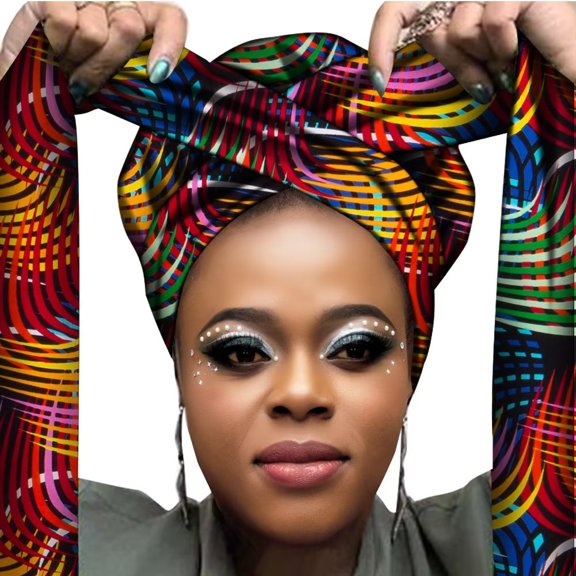 African Print Satin Bonnet With Long Ribbon Wrap Double Layer Head Wrap Ankara Pattern Women Hair Cover Large Size Hair Wrap Cap