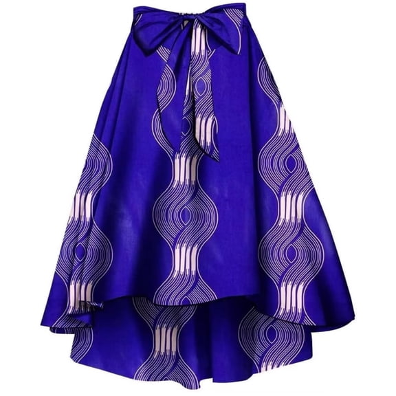 African Print Summer Skirt for Women Traditional Ankara Dashiki Brautiful Dress