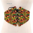 thumbnail image 1 of African Print Waist Corset Belt Button Skirts for Women Ladies Lace-Up Belts SP039, 1 of 5