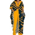 thumbnail image 1 of African Print Women's Two Piece Wide Leg Pants V-Neck Button Robe Set Plus Size, 1 of 3