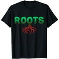 thumbnail image 1 of African Roots Powerful Tree Cool Black History Month Gift T-Shirt, 1 of 5
