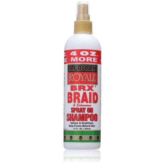 African Royale BRX Braid Spray on Shampoo, 12 oz