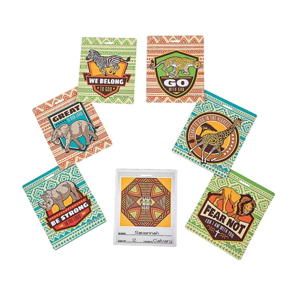 African Safari Vbs Photo Cards - Stationery - 12 Pieces