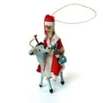 thumbnail image 1 of African Santa on a Donkey Ornament, Fair Trade Handmade in Uganda, 1 of 3