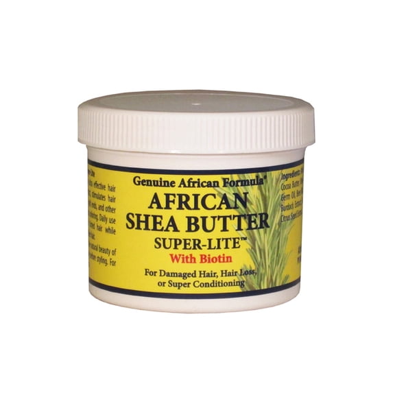 Genuine African Formula African Shea Butter Super-lite With Biotin 4 oz
