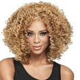 thumbnail image 1 of African Short Curly Synthetic Wig With Natural Side Parting For Everyday Style, 1 of 3